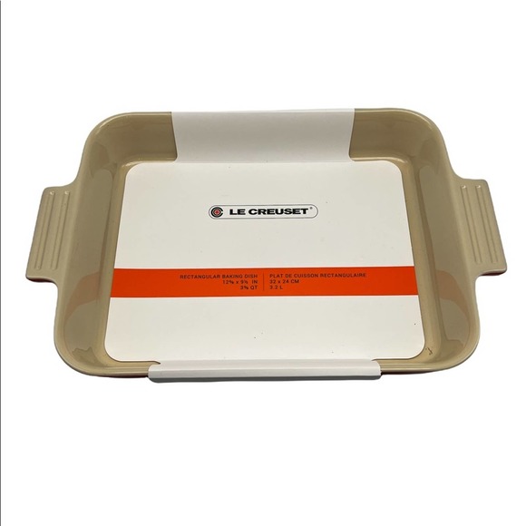 Le Creuset Other - LE CREUSET Rectangular Baking Dish 3 3/8 QT